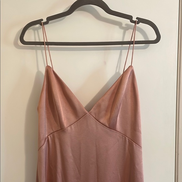 NWT Alice + Olivia Julietta Slip Dress in Burn Rose - Picture 3 of 9